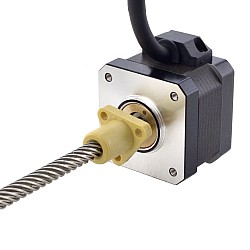 NEMA 17 External Acme Linear Stepper Motor 1.5A 34mm Stack Screw Lead 25.4mm(1") Lead Length 150mm