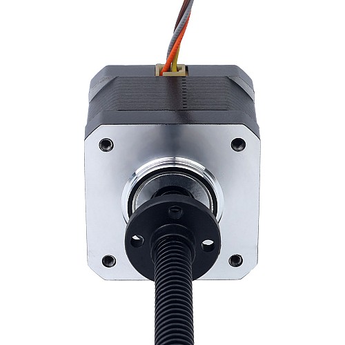 Nema 17 High Temp External Trapezoidal Linear Stepper Motor 1.68A Lead 4mm(0.15748) Screw Length 350mm - 17E15S1684DB4-350RS-H | StepperOnline AU