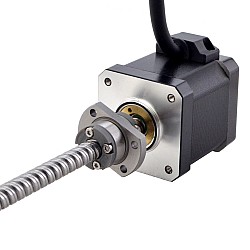 NEMA 17 External Ball Screw Linear Stepper Motor 2.5A 48mm Stack Screw Lead 8mm(0.3150") Lead Length 150mm