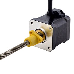 NEMA 17 External Acme Linear Stepper Motor 2.5A 48mm Stack Screw Lead 1.27mm(0.05") Lead Length 150mm