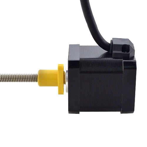 NEMA 17 External Acme Linear Stepper Motor 2.5A 48mm Stack Screw Lead 2.54mm(0.1) Lead Length 150mm - 17E19S2504GF5-150RS | StepperOnline AU