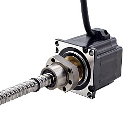 NEMA 23 External Ball Screw Linear Stepper Motor 3.0A 56mm Stack Screw Lead 5mm(0.1969") Lead Length 200mm