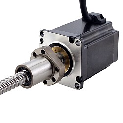 NEMA 23 External Ball Screw Linear Stepper Motor 4.0A 75mm Stack Screw Lead 10mm(0.3937") Lead Length 200mm