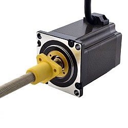 NEMA 23 External Acme Linear Stepper Motor 4.0A 76mm Stack Screw Lead 10.16mm(0.4") Lead Length 200mm