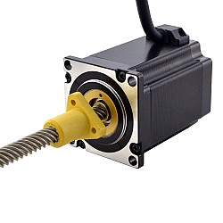 NEMA 23 External Acme Linear Stepper Motor 4.0A 76mm Stack Screw Lead 25.4mm(1") Lead Length 200mm