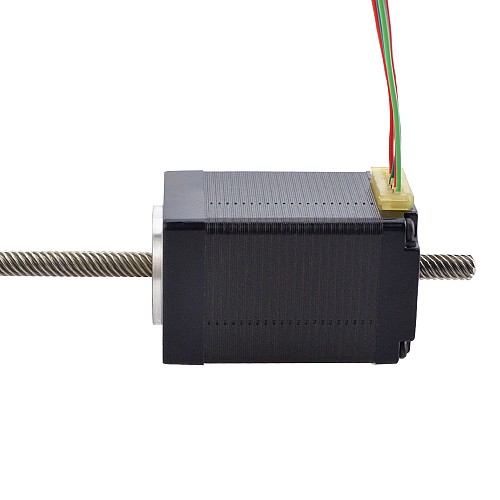 NEMA 11 Non-Captive Acme Linear Stepper Motor 1.0A 46mm Stack Screw Lead 10.16mm(0.4) Lead Length 200mm - 11N18S1004ND5-200RS | StepperOnline AU