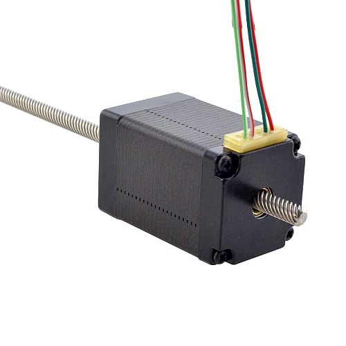 NEMA 11 Non-Captive Acme Linear Stepper Motor 1.0A 46mm Stack Screw Lead 10.16mm(0.4) Lead Length 200mm - 11N18S1004ND5-200RS | StepperOnline AU