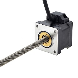 NEMA 14 Non-Captive Acme Linear Stepper Motor 1.5A 34mm Stack Screw Lead 2.54mm(0.1") Lead Length 200mm