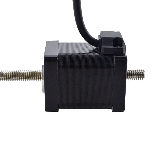 NEMA 14 Non-Captive Acme Linear Stepper Motor 1.5A 47mm Stack Screw Lead 1.27mm(0.05) Lead Length 200mm - 14N19S1504FF5-200RS | StepperOnline AU