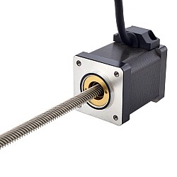 NEMA 14 Non-Captive Linear Stepper Motor 1.5A 47mm Stack Screw Lead 12.7mm(0.5") Lead Length 200mm