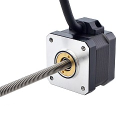 NEMA 17 Non-Captive Acme Linear Stepper Motor 1.5A 34mm Stack Screw Lead 1.27mm(0.05") Lead Length 200mm