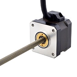 NEMA 17 Non-Captive Acme Linear Stepper Motor 1.5A 34mm Stack Screw Lead 2.54mm(0.1") Lead Length 200mm