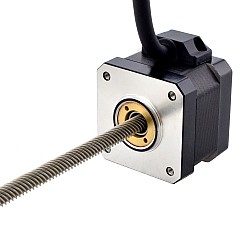 NEMA 17 Non-Captive Acme Linear Stepper Motor 1.5A 34mm Stack Screw Lead 12.7mm(0.5") Lead Length 200mm