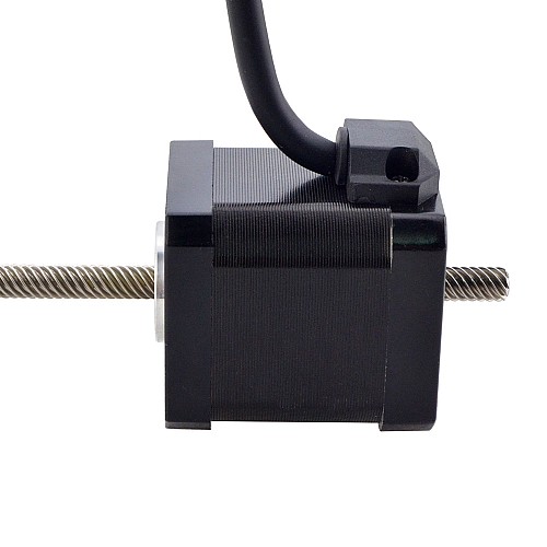 NEMA 17 Non-Captive Acme Linear Stepper Motor 2.5A 48mm Stack Screw Lead 12.7mm(0.5) Lead Length 200mm - 17N19S2504WF5-200RS | StepperOnline AU