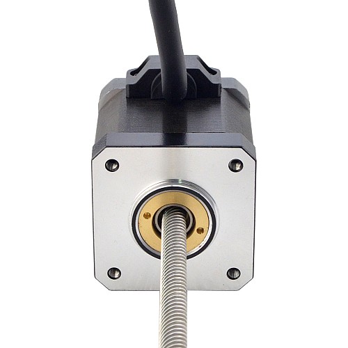 NEMA 17 Non-Captive Acme Linear Stepper Motor 2.5A 48mm Stack Screw Lead 12.7mm(0.5) Lead Length 200mm - 17N19S2504WF5-200RS | StepperOnline AU