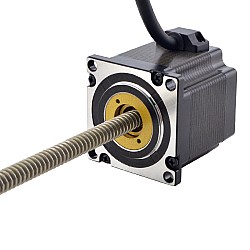 NEMA 23 Non-Captive Acme Linear Stepper Motor 3.0A 56mm Stack Screw Lead 2.54mm(0.1") Lead Length 250mm