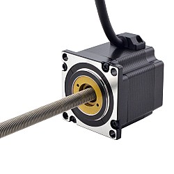 NEMA 23 Non-Captive Acme Linear Stepper Motor 3.0A 56mm Stack Screw Lead 5.08mm(0.2") Lead Length 250mm