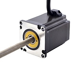 NEMA 23 Non-Captive Acme Linear Stepper Motor 4.0A 76mmStack Screw Lead 10.16mm(0.4") Lead Length 250mm