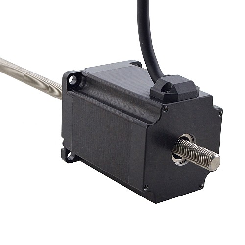 NEMA 23 Non-Captive Acme Linear Stepper Motor 4.0A 76mmStack Screw Lead 10.16mm(0.4) Lead Length 250mm - 23N30S4004NG5-250RS | StepperOnline AU