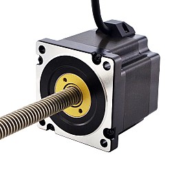 NEMA 34 Non-Captive Acme Linear Stepper Motor 5.5A 76mm Stack Screw Lead 6.35mm(0.25") Lead Length 300mm