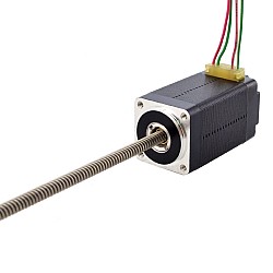 NEMA 8 Non-Captive Acme Linear Stepper Motor 0.5A 38.2mm Stack Screw Lead 2mm(0.07874") Lead Length 150mm