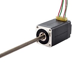 NEMA 8 Non-Captive Acme Linear Stepper Motor 0.5A 38.2mm Stack Screw Lead 4mm(0.1575") Lead Length 150mm