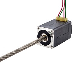 NEMA 8 Non-Captive Acme Linear Stepper Motor 0.5A 38.2mm Stack Screw Lead 1mm(0.03937") Lead Length 150mm