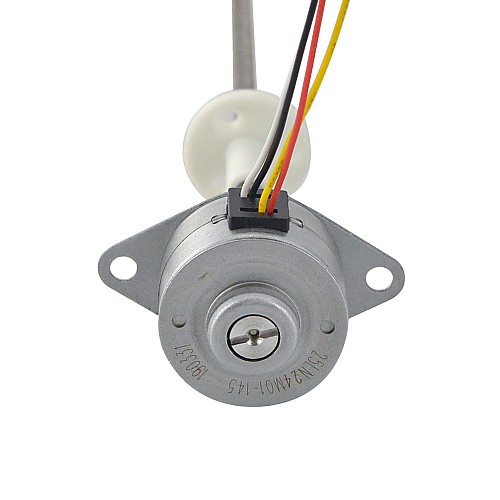 Φ25x15.7mm PM External Linear Stepper Motor 0.48A Lead 2.44mm/0.096 Length 110mm - 25LN24M01-145 | StepperOnline AU