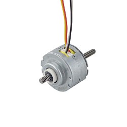 Φ25x15.6mm PM Non-Captive Linear Stepper Motor 0.23A Lead 1mm/0.039" Length 50mm