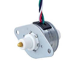 Φ25x15mm PM Captive Linear Stepper Motor 0.15A Lead 1.22mm/0.048" Travel 13.5mm