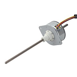 Φ35x17.5mm PM Non-Captive Linear Stepper Motor 0.46A Lead 1.22mm/0.047" Length 139.7mm