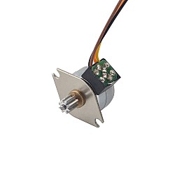 Φ15x12mm PM Stepper motor 18deg 3.43mN.m(0.486oz.in) 0.4A 4 Wires