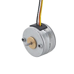 Φ25x15mm PM Stepper motor 7.5deg 14.7mN.m(2.082oz.in) 0.5A 4 Wires