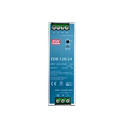 EDR-120-24 MEANWELL 120W 24VDC 5A 115/230VAC DIN Rail Power Supply