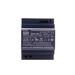 HDR-100-24 MEANWELL 92W 24VDC 3.83A 115/230VAC Ultra Slim Step Shape DIN Rail Power Supply