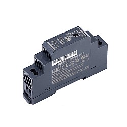 HDR-15-15 MEANWELL 15W 15VDC 1A 115/230VAC Ultra Slim Step Shape DIN Rail Power Supply