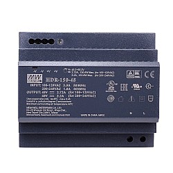 HDR-150-48 MEANWELL 48VDC 2.72A 130.6W 115VAC/3.2A 153.6W 230VAC Ultra Slim Step Shape DIN Rail Power Supply