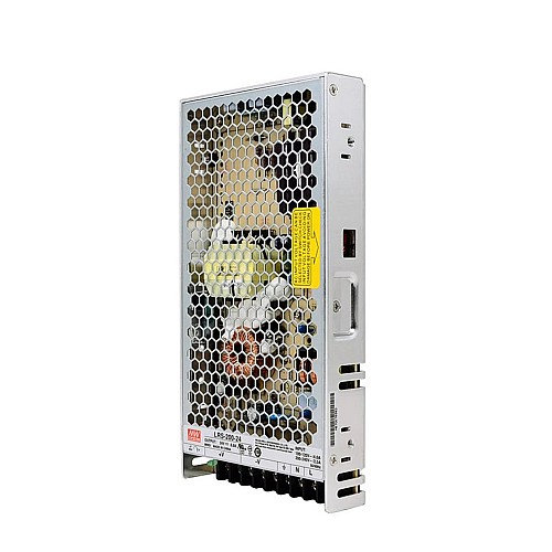 LRS-200-24 MEANWELL 200W 24VDC 8.8A 115/230VAC Enclosed Switching Power Supply - LRS-200-24 | StepperOnline AU