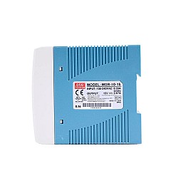 MDR-10-15 MEANWELL 10W 15VDC 0.67A 115/230VAC Single Output Industrial DIN Rail Power Supply