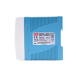 MDR-10-24 MEANWELL 10W 24VDC 0.42A 115/230VAC DIN Rail Power Supply