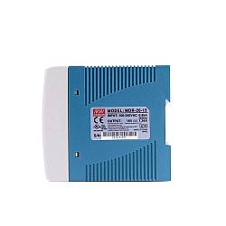 MDR-20-15 MEANWELL 20W 15VDC 1.34A 115/230VAC Single Output Industrial DIN Rail Power Supply