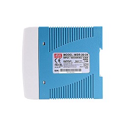 MDR-20-24 MEANWELL 20W 24VDC 1A 115/230VAC DIN Rail Power Supply