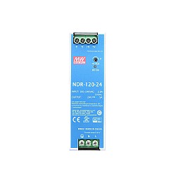 NDR-120-24 MEANWELL 120W 24VDC 5A 115/230VAC DIN Rail Power Supply