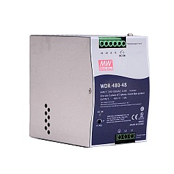 WDR-480-48 MEANWELL 480W 48VDC 10A 230/400VAC UltraWide Input Industrial DIN Rail Power Supply