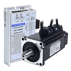 DSY Series 400W RS485 DC Servo Motor 24-70VDC 1.27Nm w/ Brake 3000rpm 17-Bit Incremental Encoder IP65