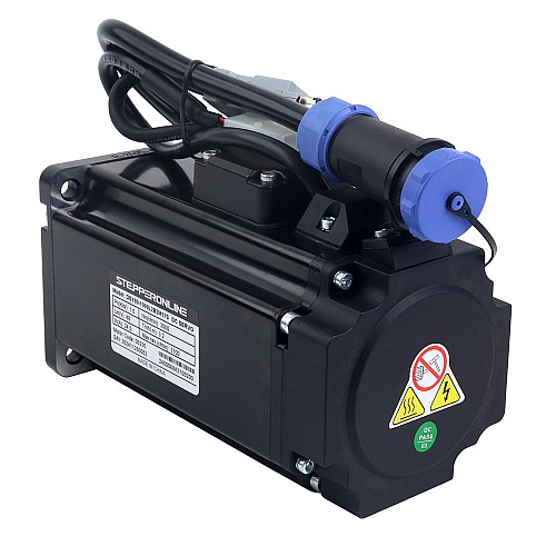 DSY Series 1000W RS485 DC Servo Motor 24-70VDC 3.20Nm w/ Brake 3000rpm 17-Bit Incremental Encoder IP65 - DSY-RS1000L2B2-M17S | StepperOnline AU