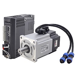 T6 Series 1000W AC Servo Motor Kit 3000rpm 3.19Nm w/ Brake 17-Bit Encoder IP65