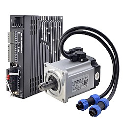 T6 Series 400W AC Servo Motor Kit 3000rpm 1.27Nm 17-Bit Encoder IP65