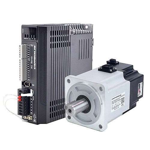 T6 Series 750W AC Servo Motor Kit 3000rpm 2.39Nm w/ Brake 23-Bit Encoder IP67 - T6-RS750H2B1-M23 | StepperOnline AU