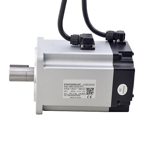 T6 Series 750W AC Servo Motor Kit 3000rpm 2.39Nm w/ Brake 17-Bit Encoder IP65 - T6-RS750H2B3-M17S | StepperOnline AU